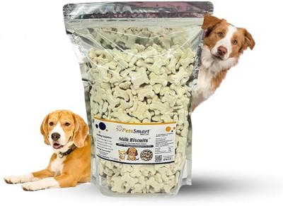 PetsSmart Crunchy Milk Dog Biscuits Support Bone & Dental Health Milk Dog Treat(800 g)