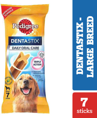 PEDIGREE Dentastix Oral Care for Large Breed (25 kg+) Dog Treat(270 g)