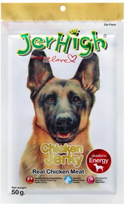 jerhigh Jerhigh Dog Treats, Chicken Jerky, 70 g (Pack of 20) Chicken Dog Treat(70 g, Pack of 20)