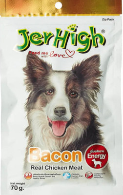 jerhigh BACON Bacon Dog Treat(210 g, Pack of 3)