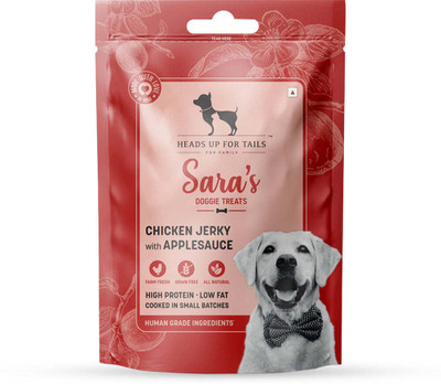 Heads Up For Tails Sara's Doggie With Home-Made Applesauce Treats Chicken Dog Treat(70 g)