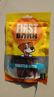 first bark first bark Yummy Treats for Dogs, Fully Digestible DUCK 70g - Pack of 3 Duck Dog Treat(0.21 kg)