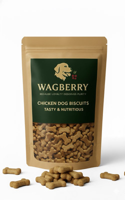 Wagberry Wagberry Crunchy Chicken Biscuits Chicken Dog Treat(250 g)