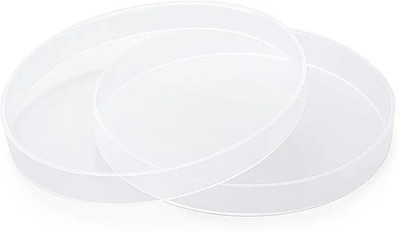 GLASSWORT Polystyrene Reusable Petri Dish(50 mm Pack of 1)