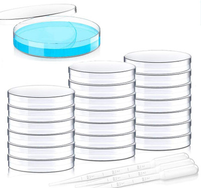 Salco Polystyrene Reusable Petri Dish(90 mm Pack of 20)