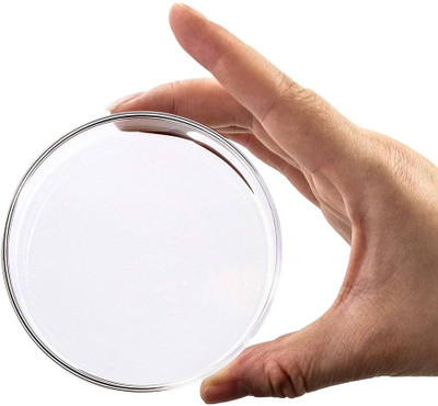 Desh med Polystyrene Reusable Petri Dish(100 mm Pack of 2)