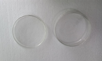 SATMED Glass Reusable Petri Dish(150 mm Pack of 2)