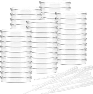 Wexon Polystyrene Reusable Petri Dish(90 mm Pack of 70)