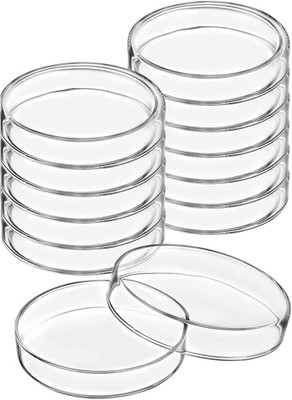 Rawal Glass Reusable Petri Dish(90 mm Pack of 10)