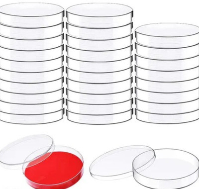 Dr.Manya Polystyrene Disposable Petri Dish(90 mm Pack of 25)
