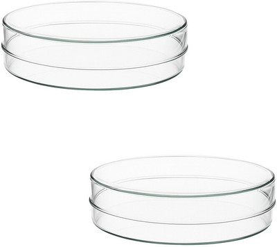 OCTA Glass Reusable Petri Dish(75 mm Pack of 2)