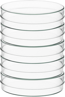OCTA Glass Reusable Petri Dish(75 mm Pack of 5)
