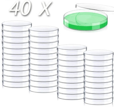 Wexon Polystyrene Reusable Petri Dish(90 mm Pack of 40)