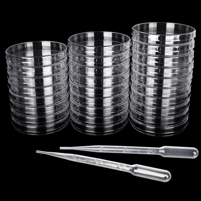 Spylx Polystyrene Reusable Petri Dish(90 mm Pack of 140)