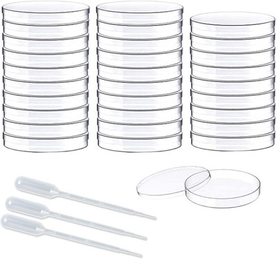 RLK Enterprises Polystyrene Reusable Petri Dish(90 mm Pack of 1)