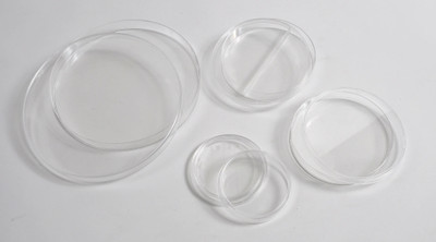 SATMED Glass Reusable Petri Dish(100 mm Pack of 2)
