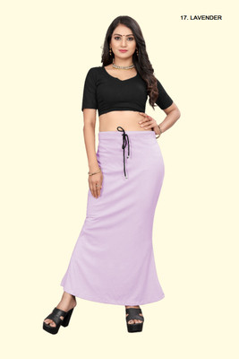 Leeza Store LZSHPWR-LAVENDER-M Lycra Blend Petticoat(M)