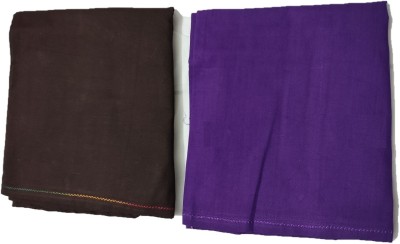 ShreeGarments Combo Pack of 2 Classic Wallet Petticoat Mahagony Brown Royal Purple Pure Cotton Petticoat(M)