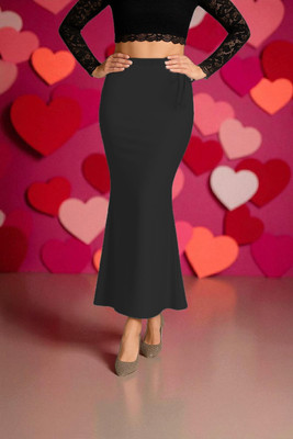 DSV ENTERPRISES Shapeware Black M005 Lycra Blend Petticoat(XXL)