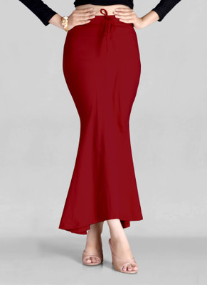 Woo THiNG Plain Sari Shapewear For Women Lycra Blend Petticoat(Free)