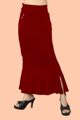 SANDIAM SALES PAR._Fish_Red_XL_Saree Shapewear shapewear petticoat For women Lycra Blend Petticoat(XL)