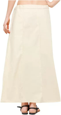 FFF FASHION Cream petticoat Pure Cotton Petticoat(Free)