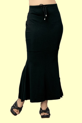 keshav piya fab BABY.._Fish_Black_S_Saree Shapewear shapewear petticoat For Women Lycra Blend Petticoat(S)