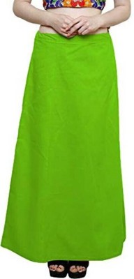 Fashion Collector Pure cotton petticoat for women (parrot green) Pure Cotton Petticoat(Free)