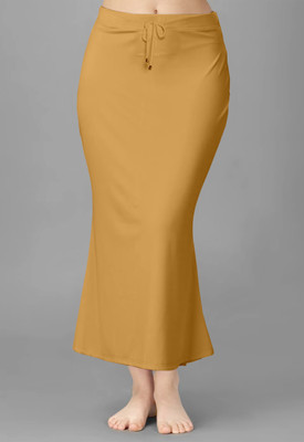 Trendmalls TM-P001-Orange-M Lycra Blend Petticoat(M)