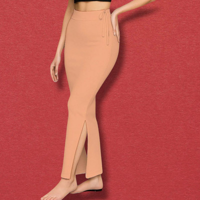 The Stanch Shapeware Yellow MT0028 Lycra Blend Petticoat(XXL)