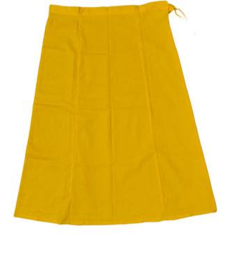S A Textile FREE_YELLOW_PETTICOAT Pure Cotton Petticoat(Free)
