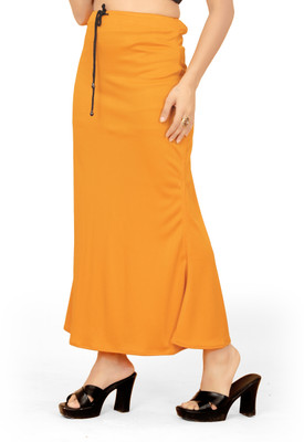 Woo THiNG Shapewear Solid Lycra Blend Petticoat(M)