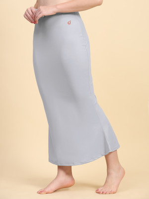 Trendmalls New.P01-LightGrey Lycra Blend Petticoat(L)