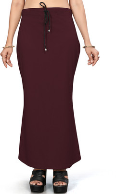 Leeza Store LZSHPWR-WINE-XXL Lycra Blend Petticoat(XXL)