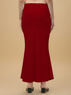 Woo THiNG Plain Color Saree Shapewear women Lycra Blend Petticoat(Free)