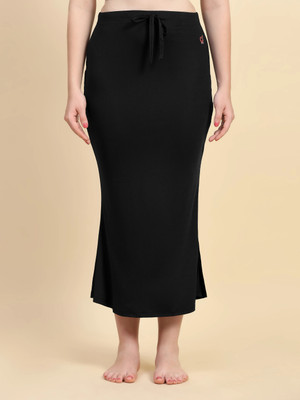 Trendmalls P01-Black Lycra Blend Petticoat(4XL)