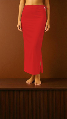 The Stanch Shapeware Red MT0013 Lycra Blend Petticoat(XS)