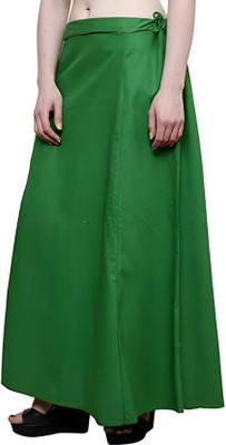Chand JSF-LADYPETI-COTTON-GREEN Cotton Blend Petticoat(Free)