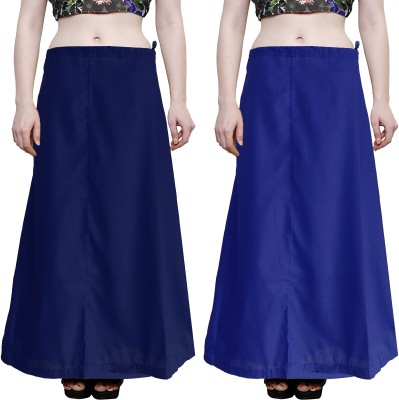 sadaf creation royal+navy petticoat 2 pcs Pure Cotton Petticoat(Free)