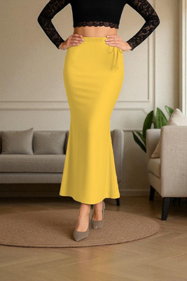 DSV ENTERPRISES Shapeware Yellow M002 Lycra Blend Petticoat(S)