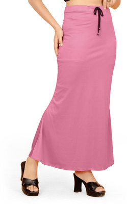 Woo THiNG Shapewear Solid Lycra Blend Petticoat(M)