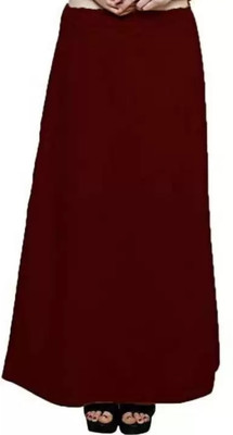 sami fashion Maroon petticoat Pure Cotton Petticoat(Free)