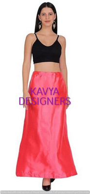 Aarvi styles LIGHT GAJRI COLOURPETTICOAT97 Pure Satin Petticoat(Free)