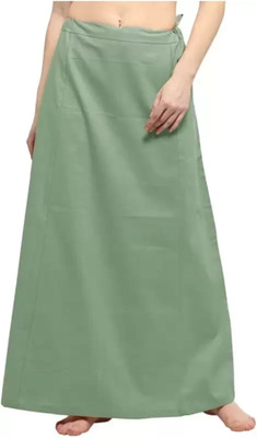 nm fashion Pista colour pure cotton petticoat for women Pure Cotton Petticoat(Free)