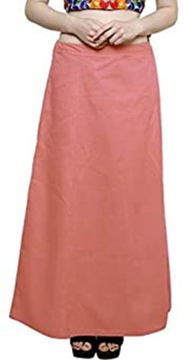 mahak creation PEACH PETTICOAT Pure Cotton Petticoat(Free)
