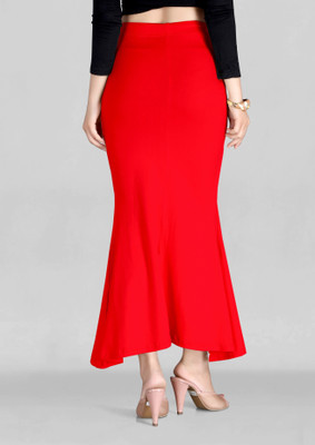 Woo THiNG Simple solid saree shapewear Lycra Blend Petticoat(L)