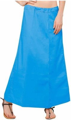 ta fashion Sky blue Pure cotton petticoat for women Pure Cotton Petticoat(Free)