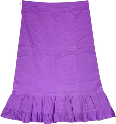 Belizzi Paridhan Deep Lavender Pure Cotton Petticoat(XXL)