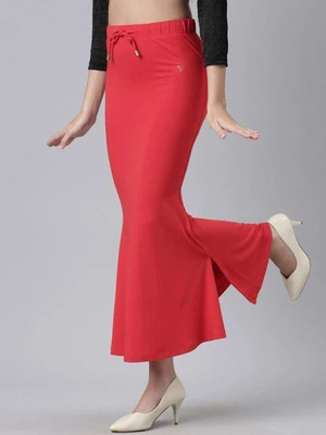 VDIHATA FASHION Red Color Women'S Lycra Stretchable Fishcut Petticoat Shapewear Underskirt Lycra Blend Petticoat(XXL)