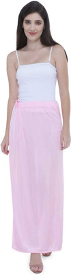 YMS LIGHTBABYPINKLYCRAPETTICOAT38 Lycra Blend Petticoat(Medium)